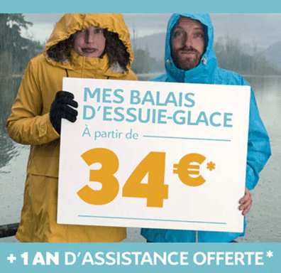 Offre balais d'essuie-glacce voiture Citroën Valréas